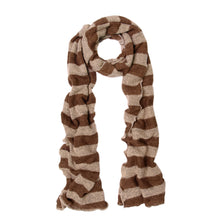 Load image into Gallery viewer, Premium Long Soft Knit Striped Scarf
