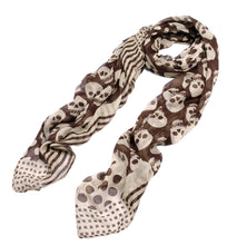 Load image into Gallery viewer, Unique Premium Skull Head Scarf Wrap with Polka Dot Border - Different Colors
