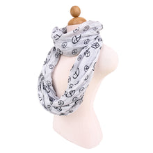 Load image into Gallery viewer, Premium Peace Sign Infinity Loop Fashion Scarf
