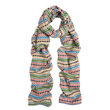 Load image into Gallery viewer, Premium Multi Color Fair Isle Knit Long Warm Winter Scarf - Diff Colors Avail
