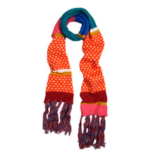Load image into Gallery viewer, Premium Multi Color Fair Isle Knit Long Warm Winter Scarf
