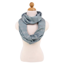 Load image into Gallery viewer, Premium Striped Glitter Infinity Loop Fashion Scarf
