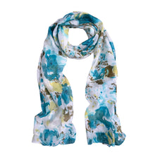 Load image into Gallery viewer, Elegant Watercolor Paint Floral Scarf -Different Colors Available
