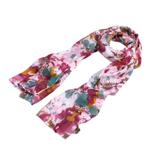 Load image into Gallery viewer, Elegant Watercolor Paint Floral Scarf -Different Colors Available
