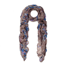 Load image into Gallery viewer, Elegant Abstract Cherry Blossom Sakura Floral Scarf Wrap
