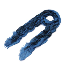 Load image into Gallery viewer, Premium Viscose Vintage Paisley Print Frayed End Scarf
