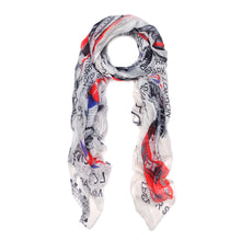 Load image into Gallery viewer, British Flag Union Jack &amp; City Print Fashion Scarf
