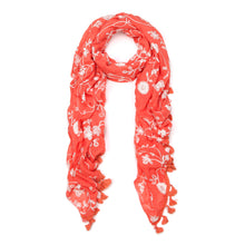 Load image into Gallery viewer, Premium Viscose Elegant Lace Floral Scarf
