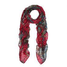 Load image into Gallery viewer, Premium Multi Color Vintage Paisley Scarf Wrap
