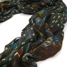 Load image into Gallery viewer, Premium Multi Color Vintage Paisley Scarf Wrap
