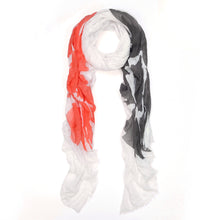 Load image into Gallery viewer, Premium Large Sunflower Print Frayed End Scarf Wrap
