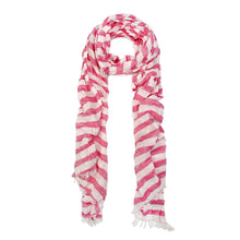 Load image into Gallery viewer, Pure Cotton Lightweight Striped Fashion Scarf
