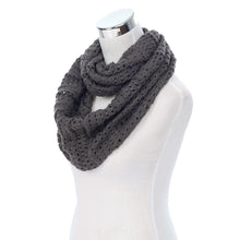 Load image into Gallery viewer, Premium Winter Mesh Knit Infinity Loop Circle Scarf
