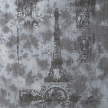 Load image into Gallery viewer, Elegant Vintage Paris Eiffel Tower Frayed End Scarf Wrap
