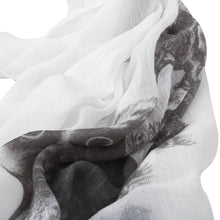 Load image into Gallery viewer, Premium Elegant Night Owl Frayed End Scarf Wrap - Diff Colors Available
