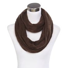 Load image into Gallery viewer, Premium Fine Knit Solid Color Winter Infinity Loop Circle Scarf
