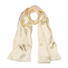 Load image into Gallery viewer, Elegant Silk Feel Solid Color Satin Oblong Scarf Wrap

