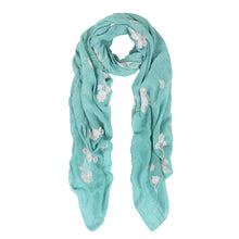 Load image into Gallery viewer, Premium Elegant Lace Floral Embroidered Scarf Wrap
