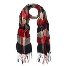 Load image into Gallery viewer, Premium Unisex Plaid &amp; Checkered Winter Fringe Scarf - Diff Colors &amp; Patterns
