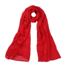 Load image into Gallery viewer, Premium Large Silky Plain Satin Oblong Scarf Wrap
