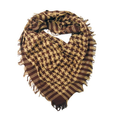 Premium Houndstooth Check Soft Square Scarf - Different Colors Available