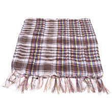Load image into Gallery viewer, Multi-Colors Trendy Plaid &amp; Houndstooth Check Soft Square Scarf
