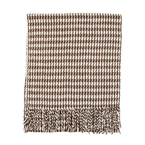 Classic Premium Houndstooth Check Scarf - Different Colors Available