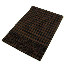 Load image into Gallery viewer, Classic Premium Unisex Houndstooth Winter Fringe Scarf
