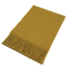 Load image into Gallery viewer, TrendsBlue Classic Premium Unisex Plain Solid Color Winter Fringe Scarf
