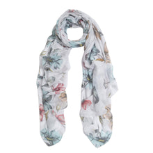 Load image into Gallery viewer, Elegant Viscose Artistic Floral Print Fashion Scarf Wrap
