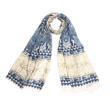 Load image into Gallery viewer, Elegant Bohemian Paisley Floral Tribal Aztec Print Frayed Edge Scarf Wrap

