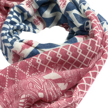Load image into Gallery viewer, Elegant Bohemian Paisley Floral Tribal Aztec Print Frayed Edge Scarf Wrap
