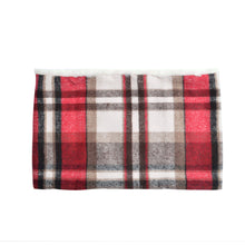 Load image into Gallery viewer, Premium Checker Plaid Soft Faux Fur Infinity Loop Circle Scarf - Diff Colors
