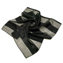 Load image into Gallery viewer, Premium Silk Feel Striped Satin Square Scarf 21&quot;
