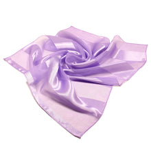 Load image into Gallery viewer, Premium Silk Feel Striped Satin Square Scarf 21&quot;
