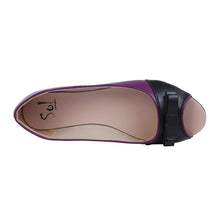 Load image into Gallery viewer, Sol Los Angeles Women&#39;s Classic Wide 2-Tone Ballet Flat Shoes
