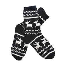 Load image into Gallery viewer, Extra Thick Reindeer Non-Skid Thermal Fleece-lined Knitted Plush Winter Socks
