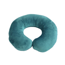 Load image into Gallery viewer, Premium Microfiber Plush Travel Neck Pillow in Different Solid Colors - 2 Sizes
