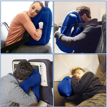 Load image into Gallery viewer, TrendsBlue Inflatable Travel Pillow Portable Multifunctional Support Pillow for Airplane Train Bus Car
