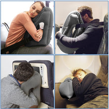 Load image into Gallery viewer, TrendsBlue Inflatable Travel Pillow Portable Multifunctional Support Pillow for Airplane Train Bus Car
