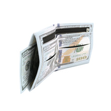 Load image into Gallery viewer, TrendsBlue Premium US Dollar USD $100 Bill Money Print PU Leather Bifold Wallet
