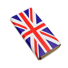 Load image into Gallery viewer, Premium Union Jack UK British Flag Print PU Leather Continental Wallet
