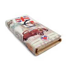 Load image into Gallery viewer, Premium UK I Love London City Print PU Leather Continental Wallet
