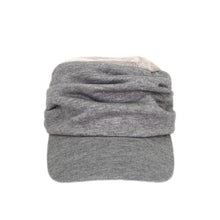 Load image into Gallery viewer, Trendy Cotton Grey 2-Tone Soft Cadet Cap Hat

