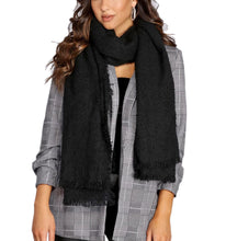 Load image into Gallery viewer, Premium Oversize Large Winter Warm Knit Fuzzy Blanket Scarf Wrap Shawl
